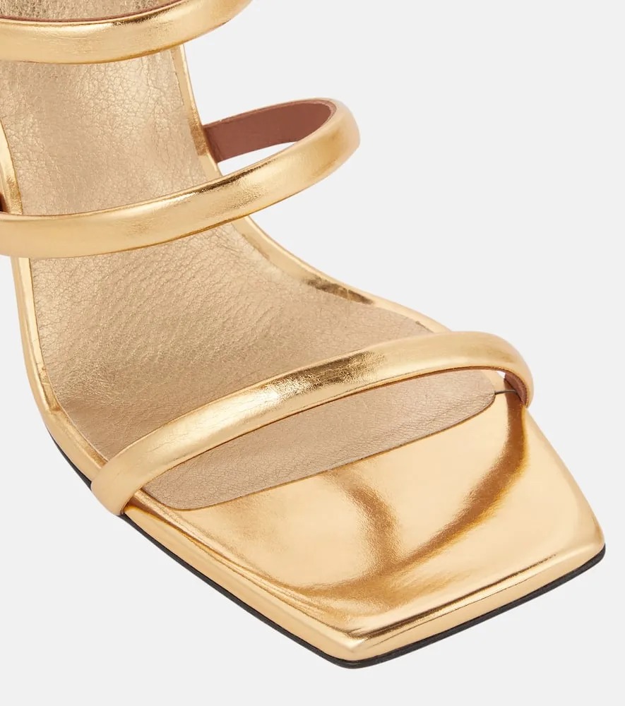 Alaia Perfo leather sandals