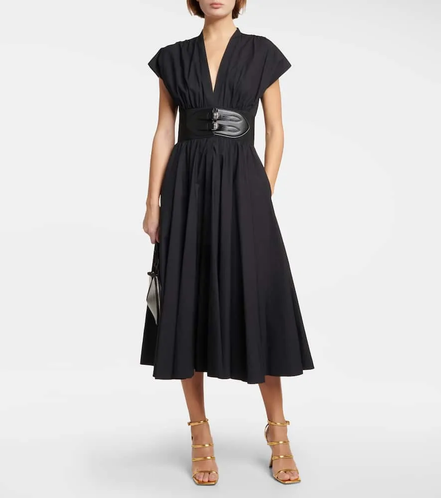 Alaia Perfo leather sandals