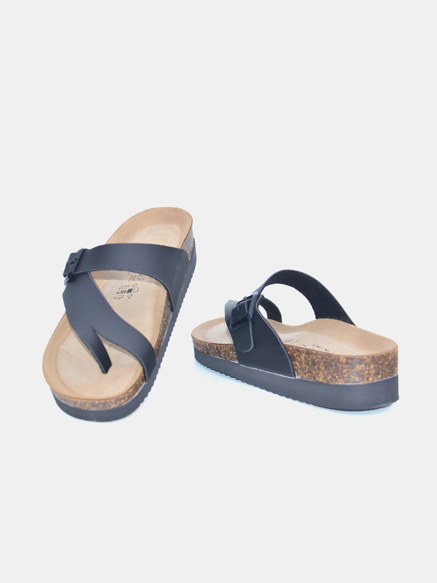 Biochic Women's Finger Type Mid Heel Sandals