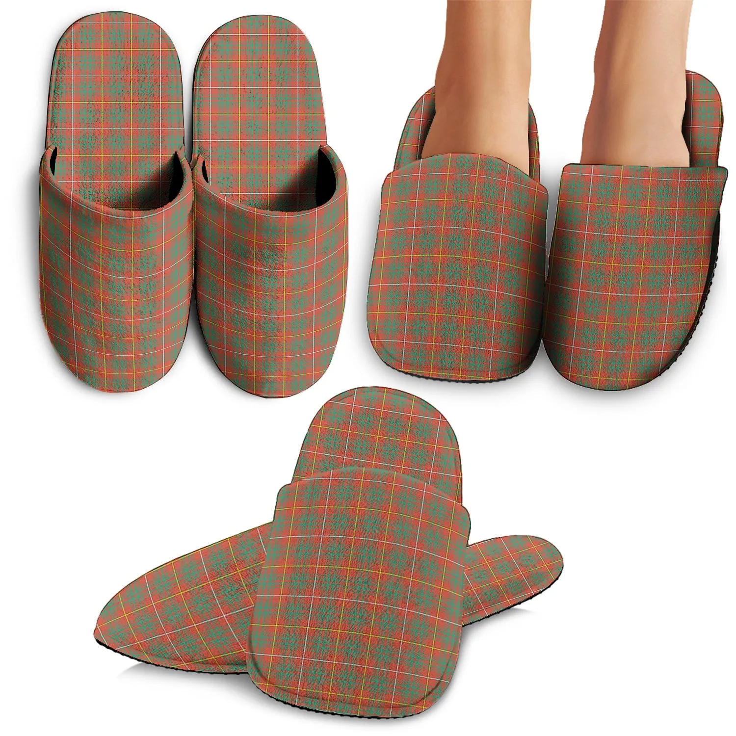 Bruce Ancient Tartan Home Slippers