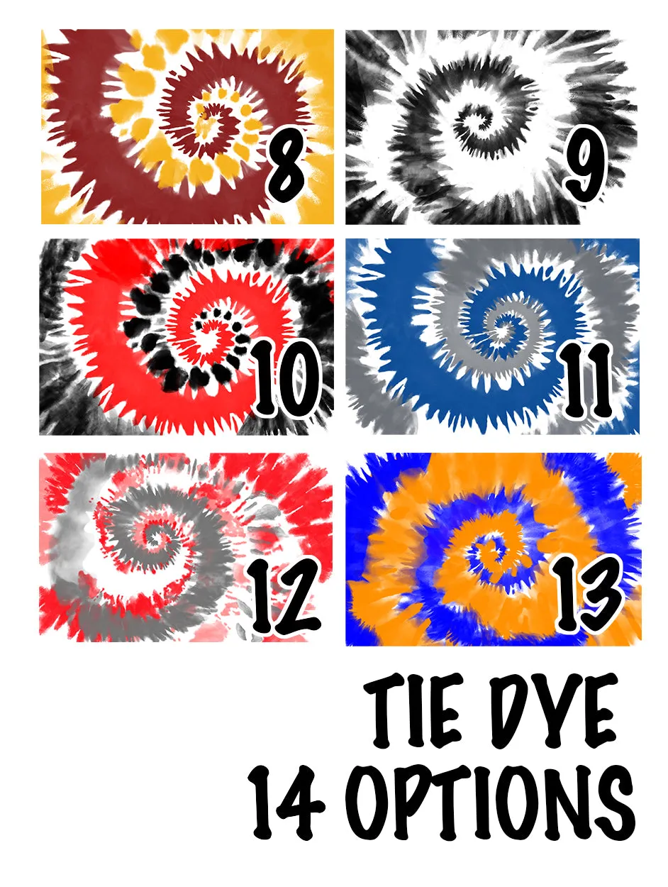 Custom Dancer Slides Sandals with Tie Dye Background, Choose Your Image and Colors