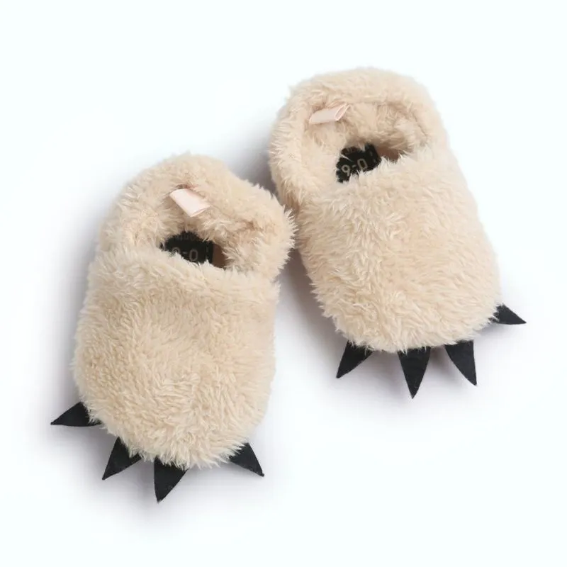 Cute Claw Fashion  Warm Soft Indoor Slippers ( 0-18 Months)