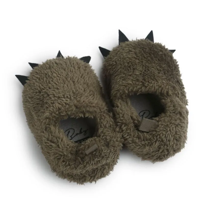 Cute Claw Fashion  Warm Soft Indoor Slippers ( 0-18 Months)