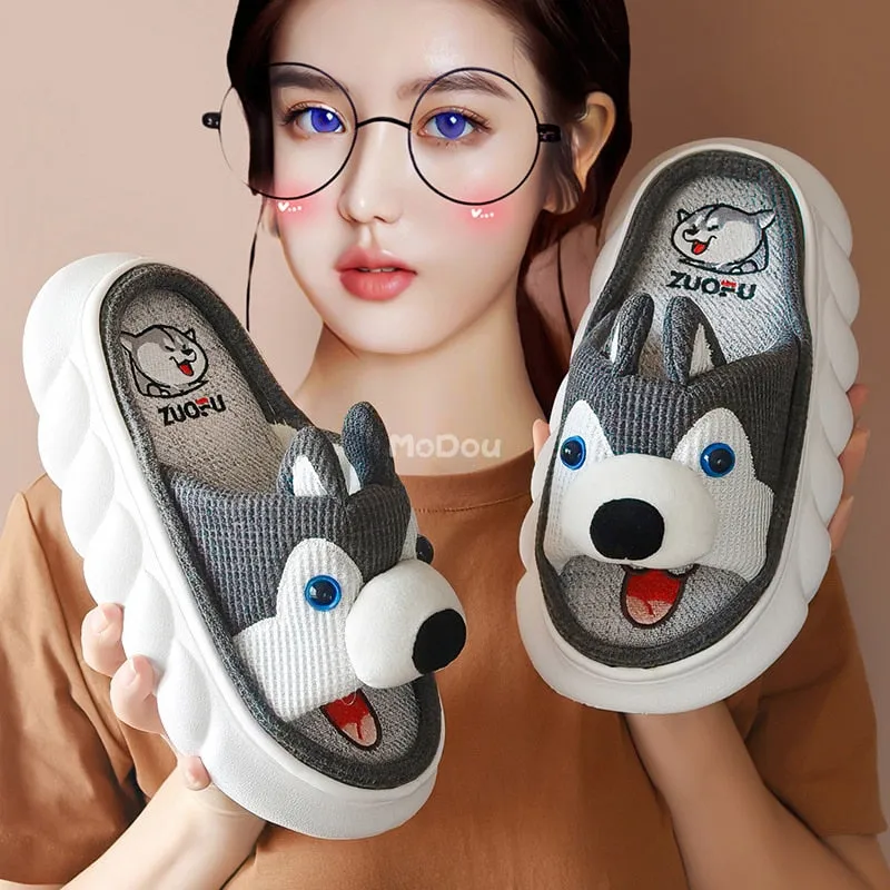 Cute Thick Sole Slippers by SB