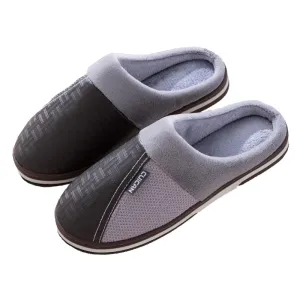 Cuzcare Fur Slippers For Men Anti-slip Comfy Indoor Footwear