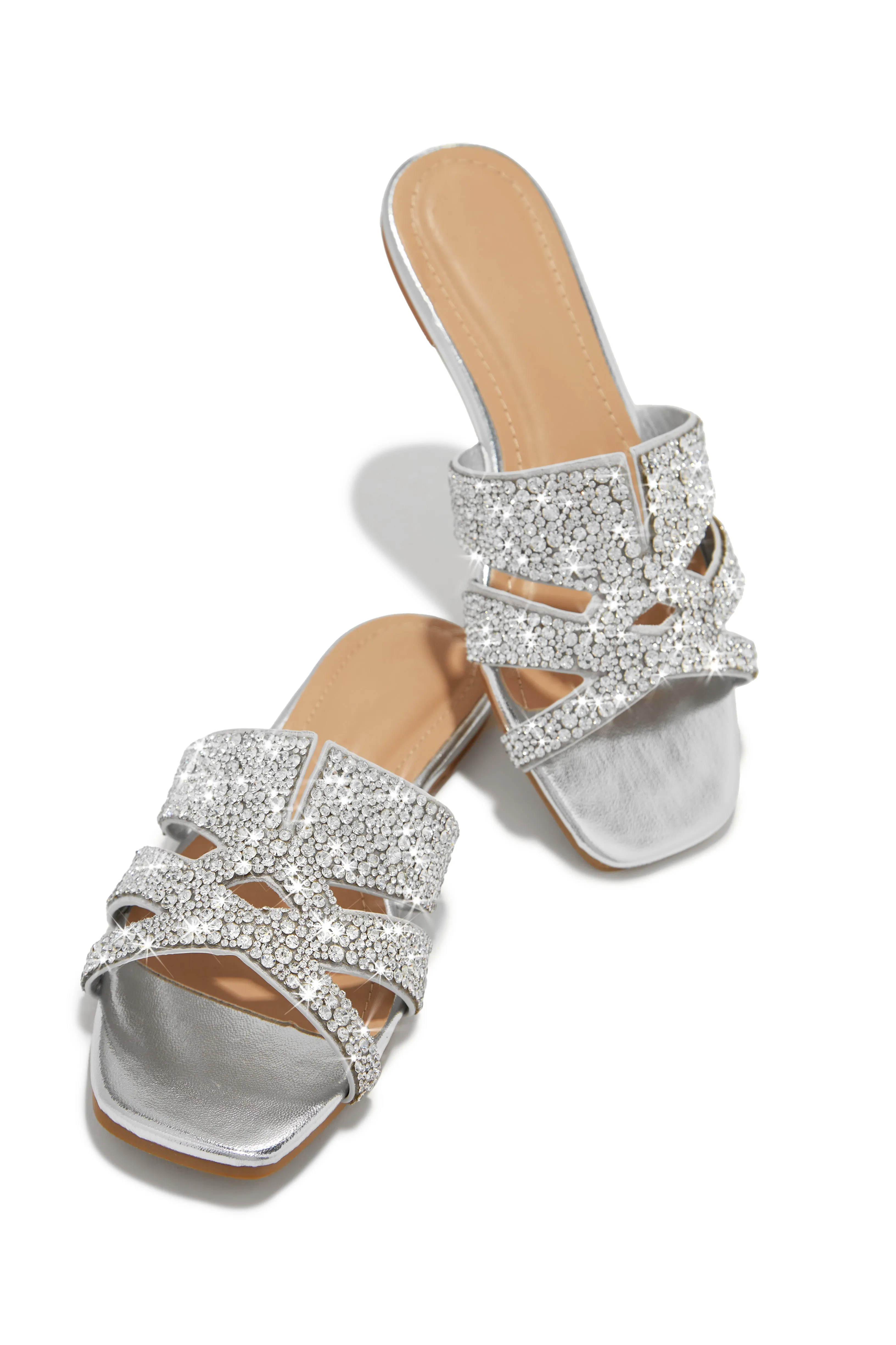 Destination Dreams Embellished Slip On Sandals - Black