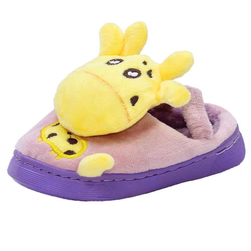 Girls' Soft Slippers (Giraffe)