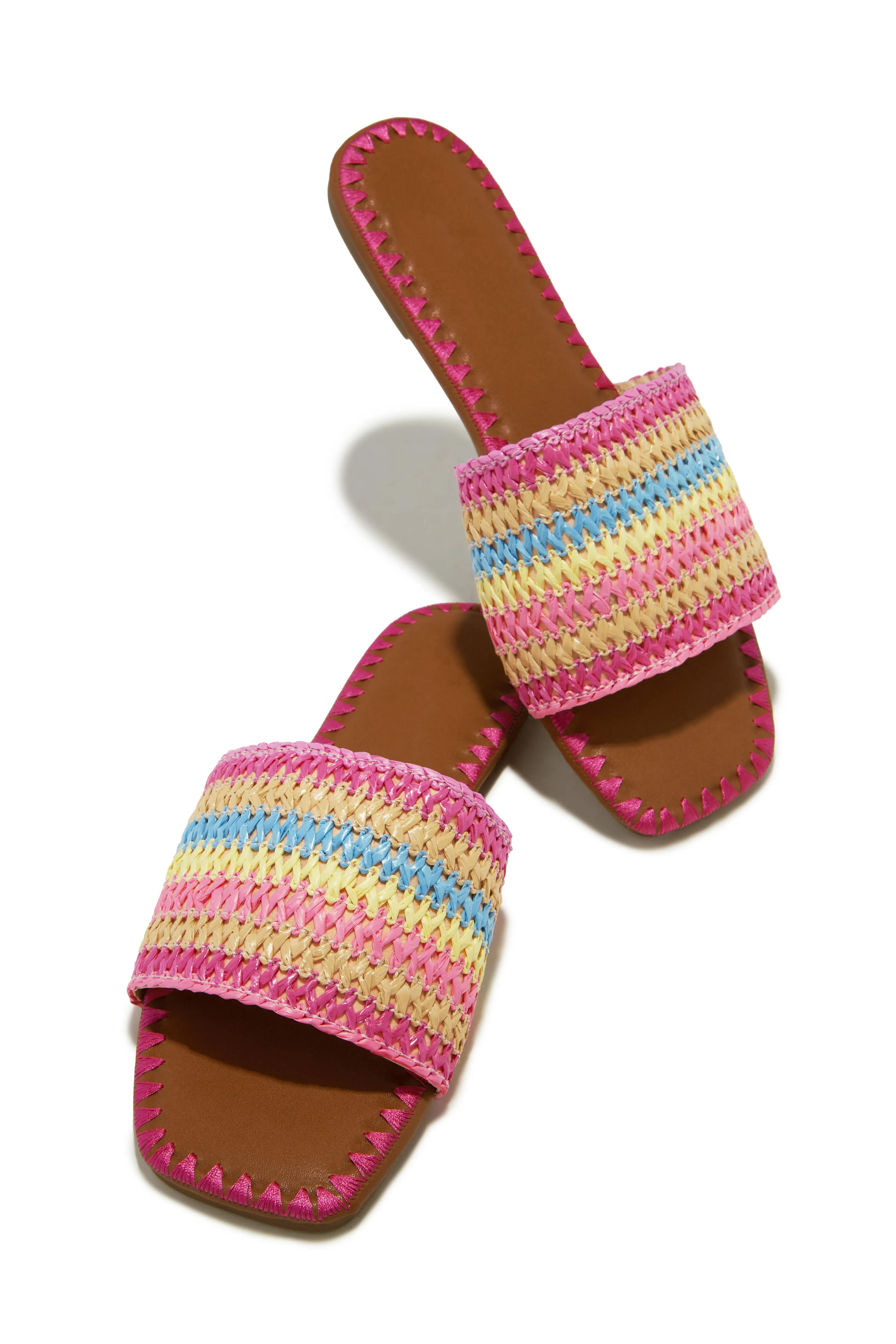Jaylen Slip On Sandals - Blue