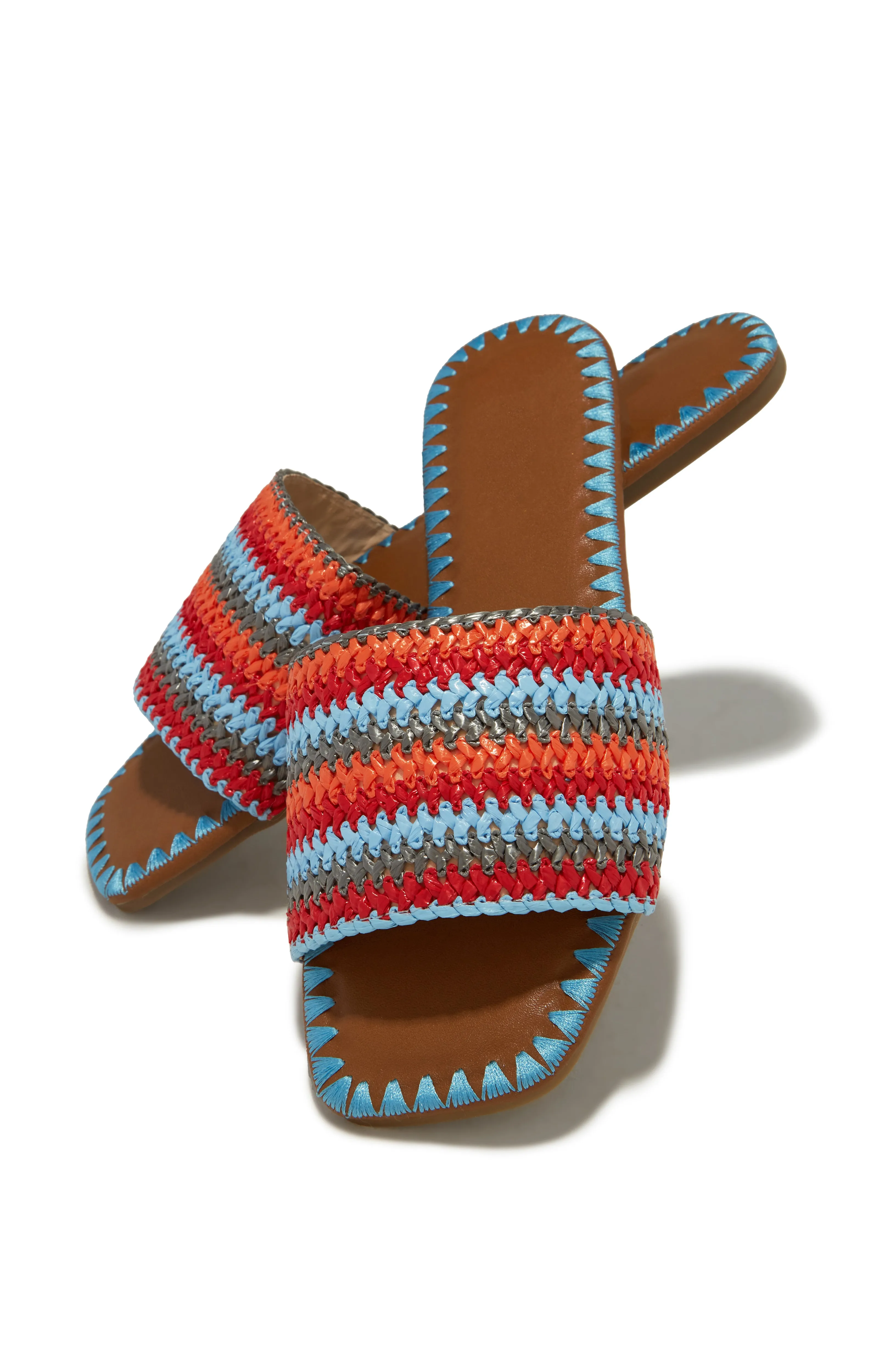 Jaylen Slip On Sandals - Blue