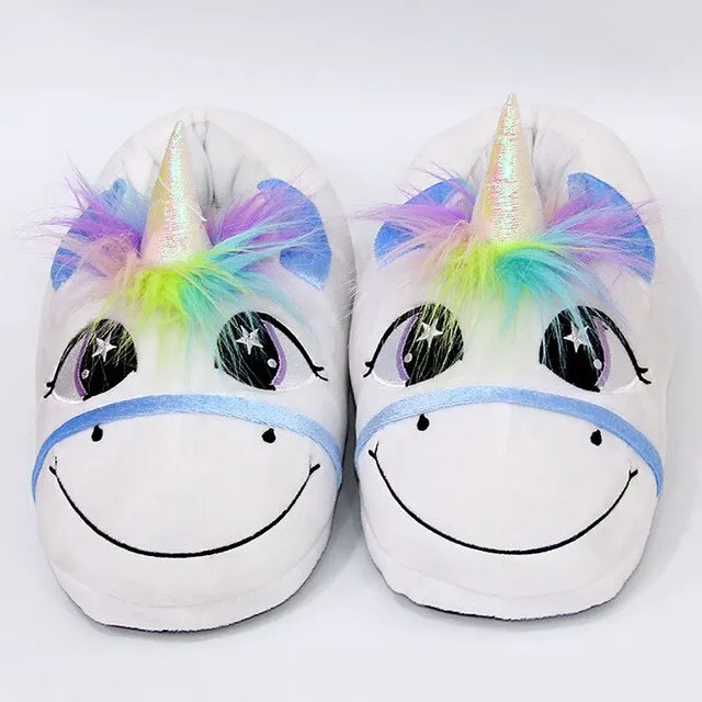 Joyful Unicorn Slippers