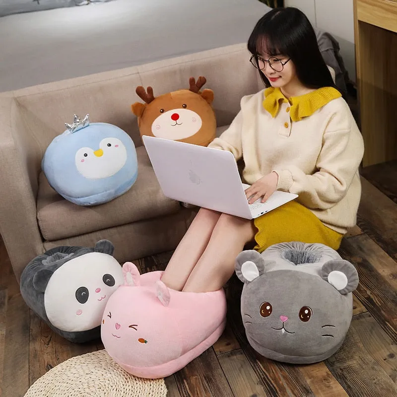 Kawaii Cozy Plush Feet Warmers
