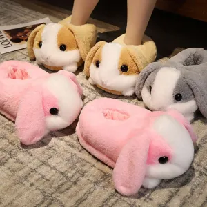 Kawaii Fluffy Hops Bunny Slippers