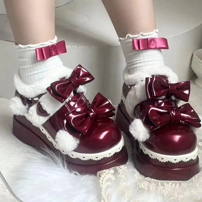 Kawaii Sweet Girl Style Thick-Soled Lolita Shoes