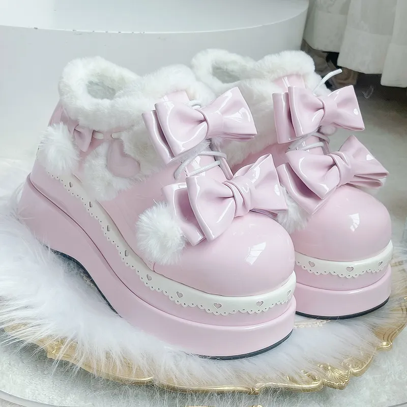 Kawaii Sweet Girl Style Thick-Soled Lolita Shoes