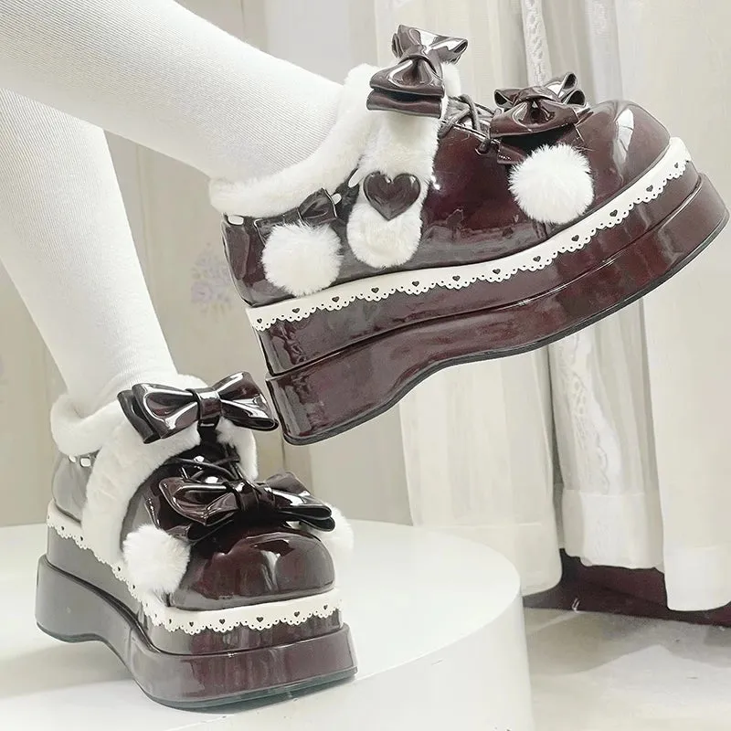 Kawaii Sweet Girl Style Thick-Soled Lolita Shoes