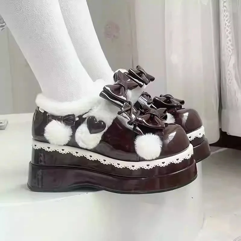 Kawaii Sweet Girl Style Thick-Soled Lolita Shoes