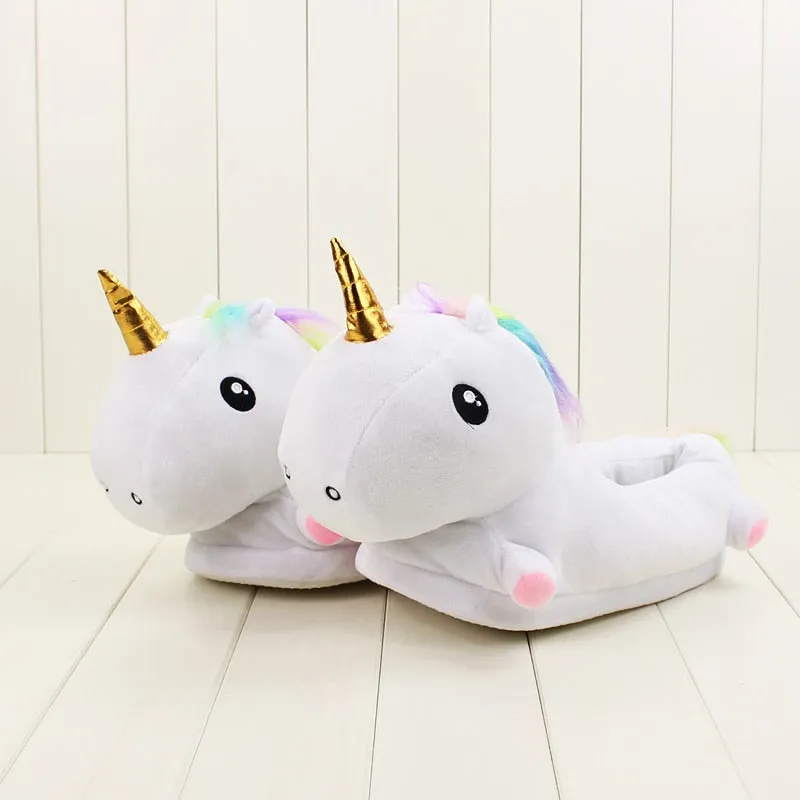 Kids Light Up Unicorn Slippers