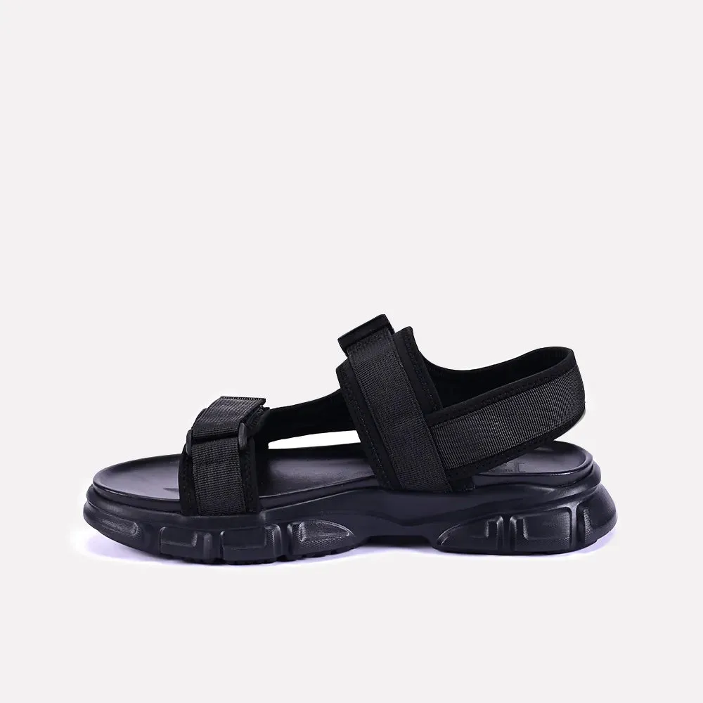 Leonard Black Sport Sandals 0140972