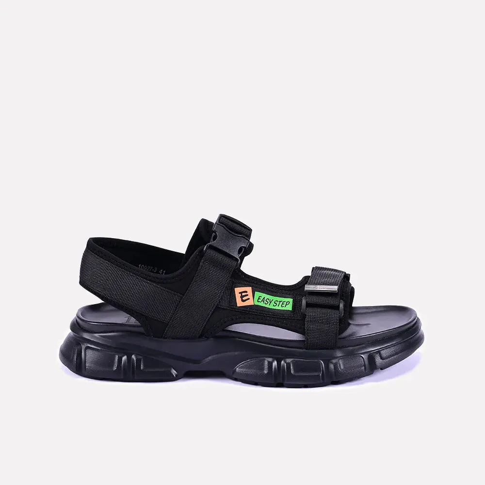 Leonard Black Sport Sandals 0140972