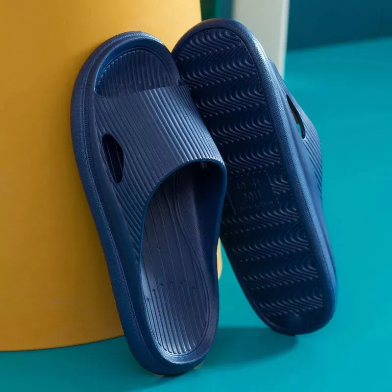 Men Fashion Home Slippers Slip On Flats Hotel Indoor Floor Flat Non-Slip Sandals - MSL50266