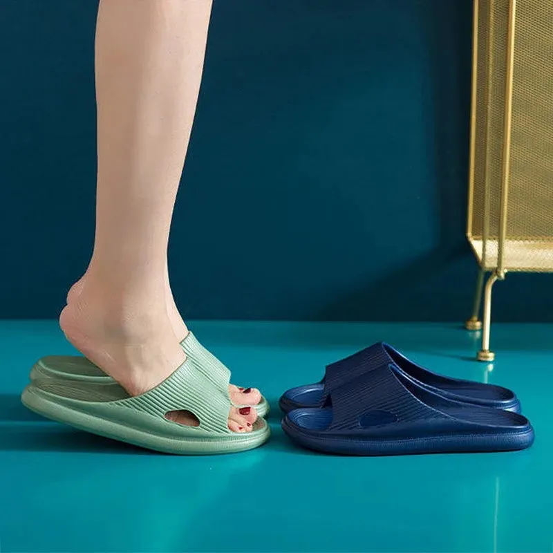 Men Fashion Home Slippers Slip On Flats Hotel Indoor Floor Flat Non-Slip Sandals - MSL50266