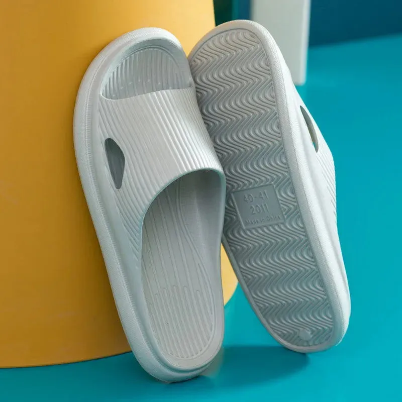 Men Fashion Home Slippers Slip On Flats Hotel Indoor Floor Flat Non-Slip Sandals - MSL50266