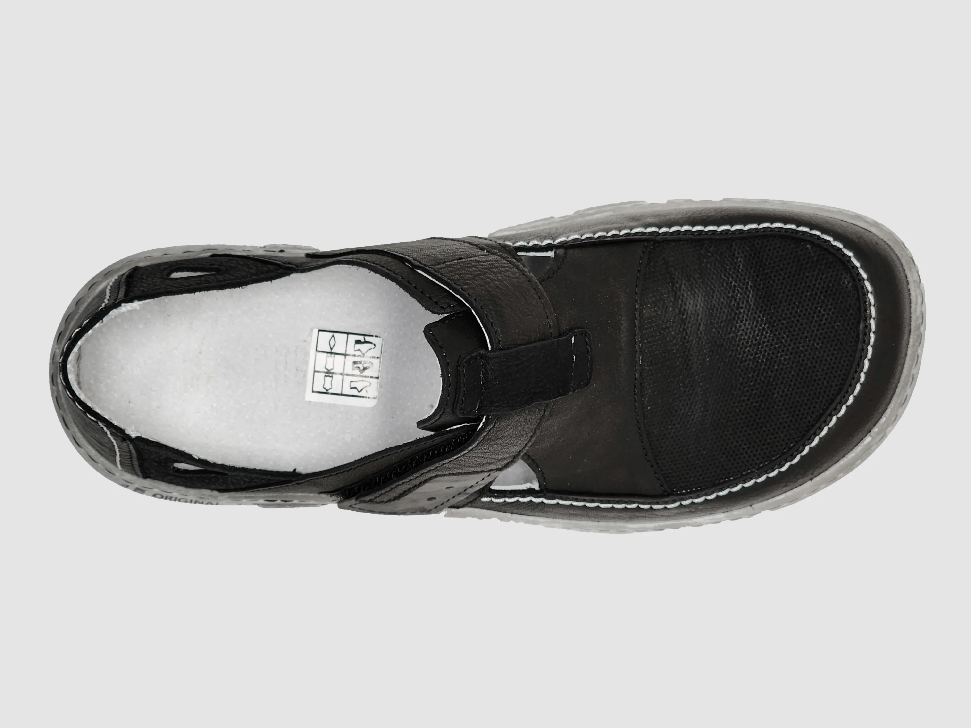 Men's Original Leather Sandals - Black