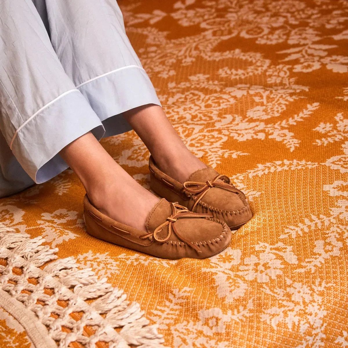 Minnetonka Sheepskin Softsole Moc - Womens Slippers