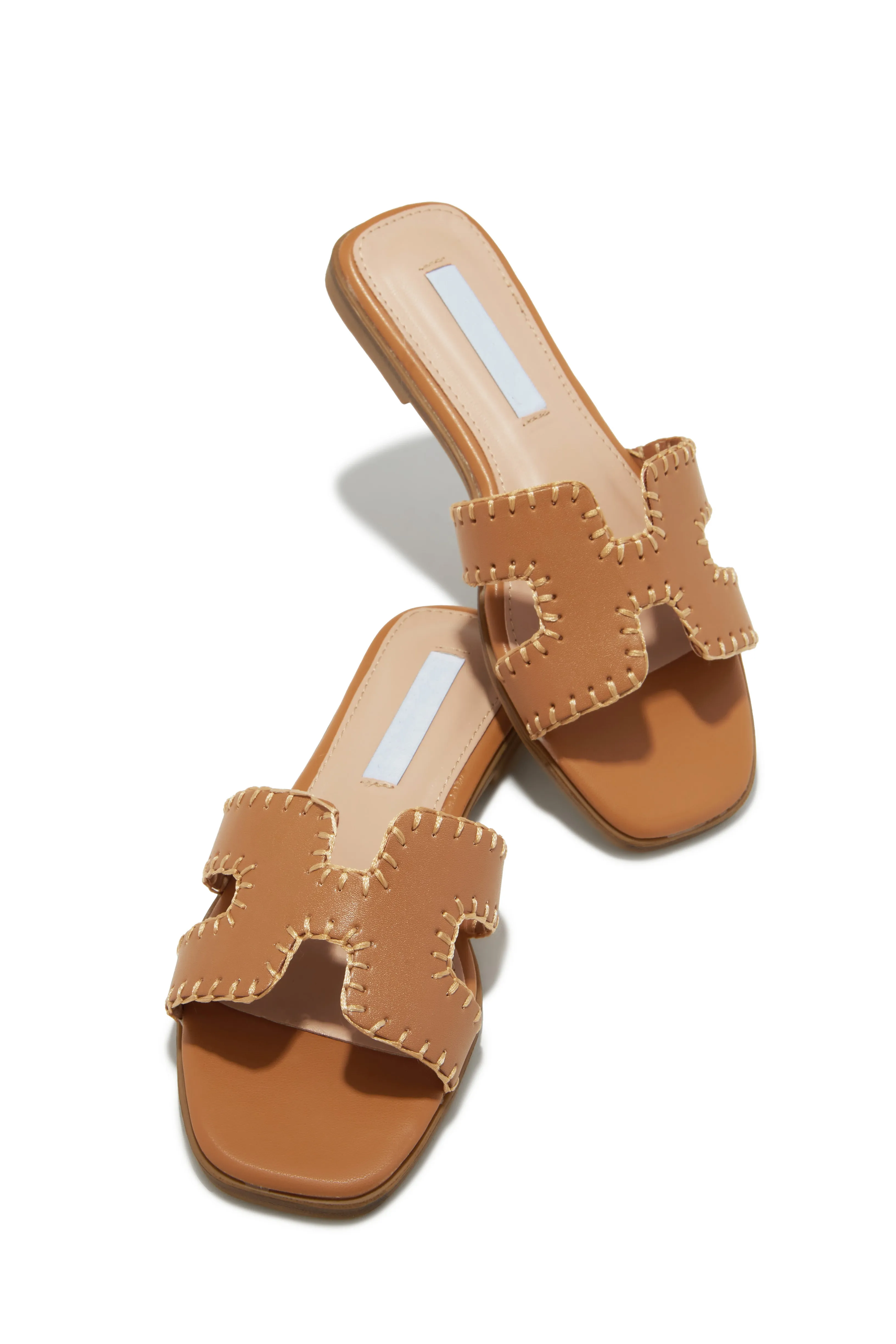 Noelle Slip On Sandals - White