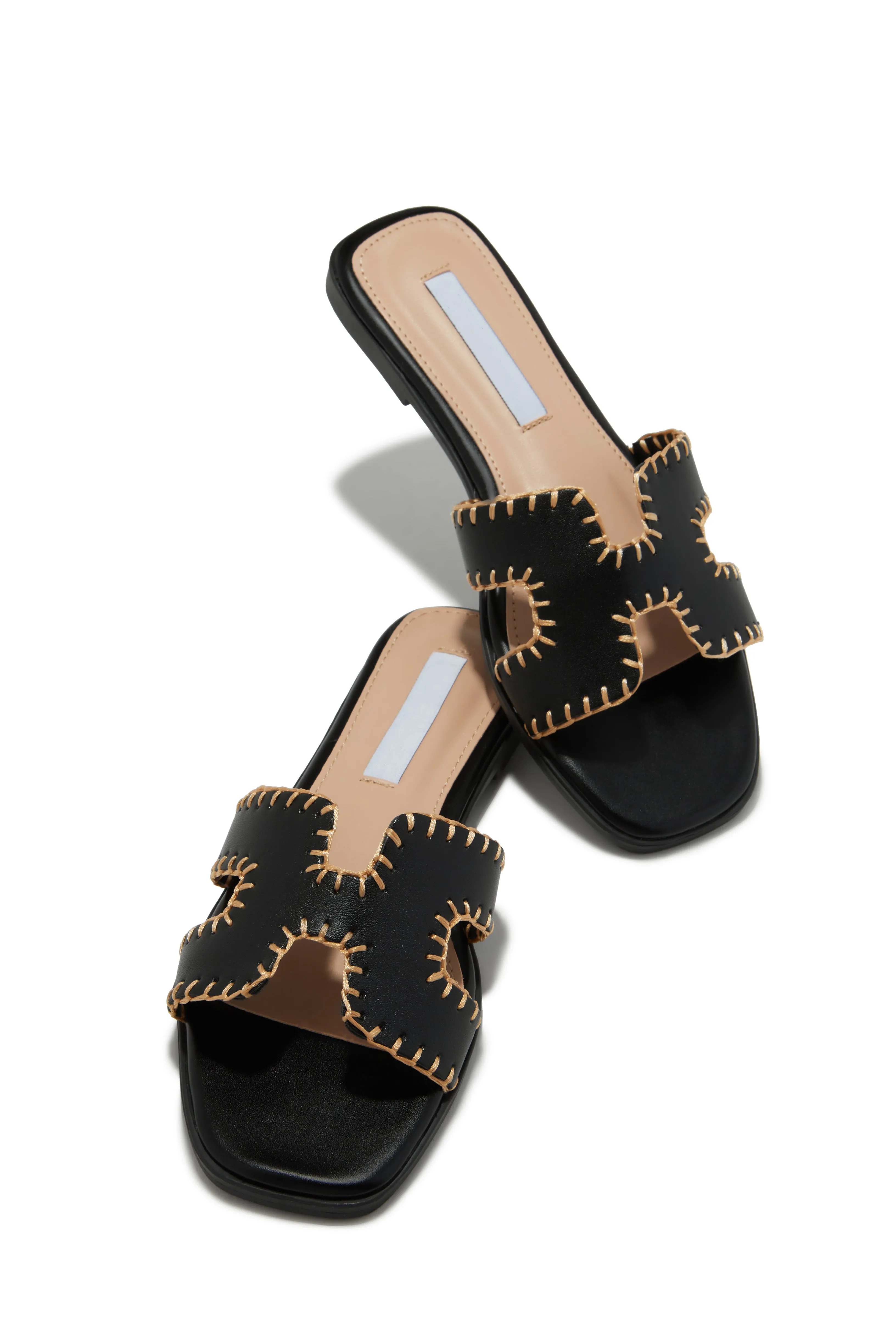 Noelle Slip On Sandals - White