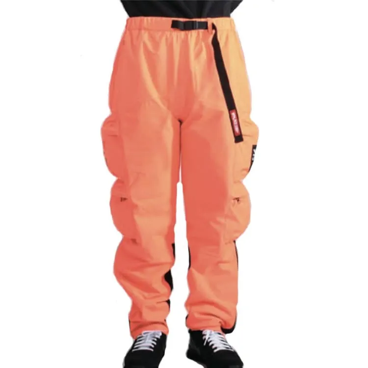 PLANB PROJECT Side Zip Snow Pants (Japanese Brand) Orange [Unisex]
