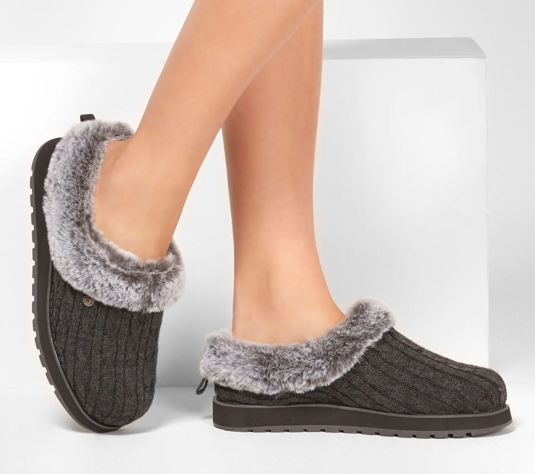 Skechers SK31204 Keepsakes Ice Angel Mule Slipper  BoBs Memory Foam