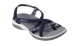 Skechers Womens Arch Fit Reggae Sport One And Only Navy