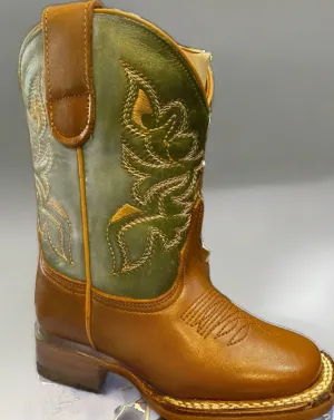 Tanner Mark Boots Kids Tacto Honey & Verde Mau Boots