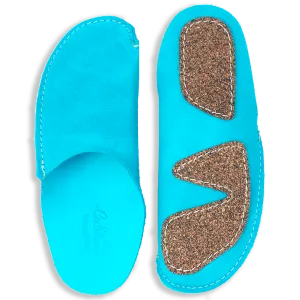 Turquoise CP Slippers Luxe