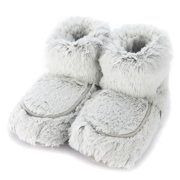 Warmies Marshmallow Gray Boots