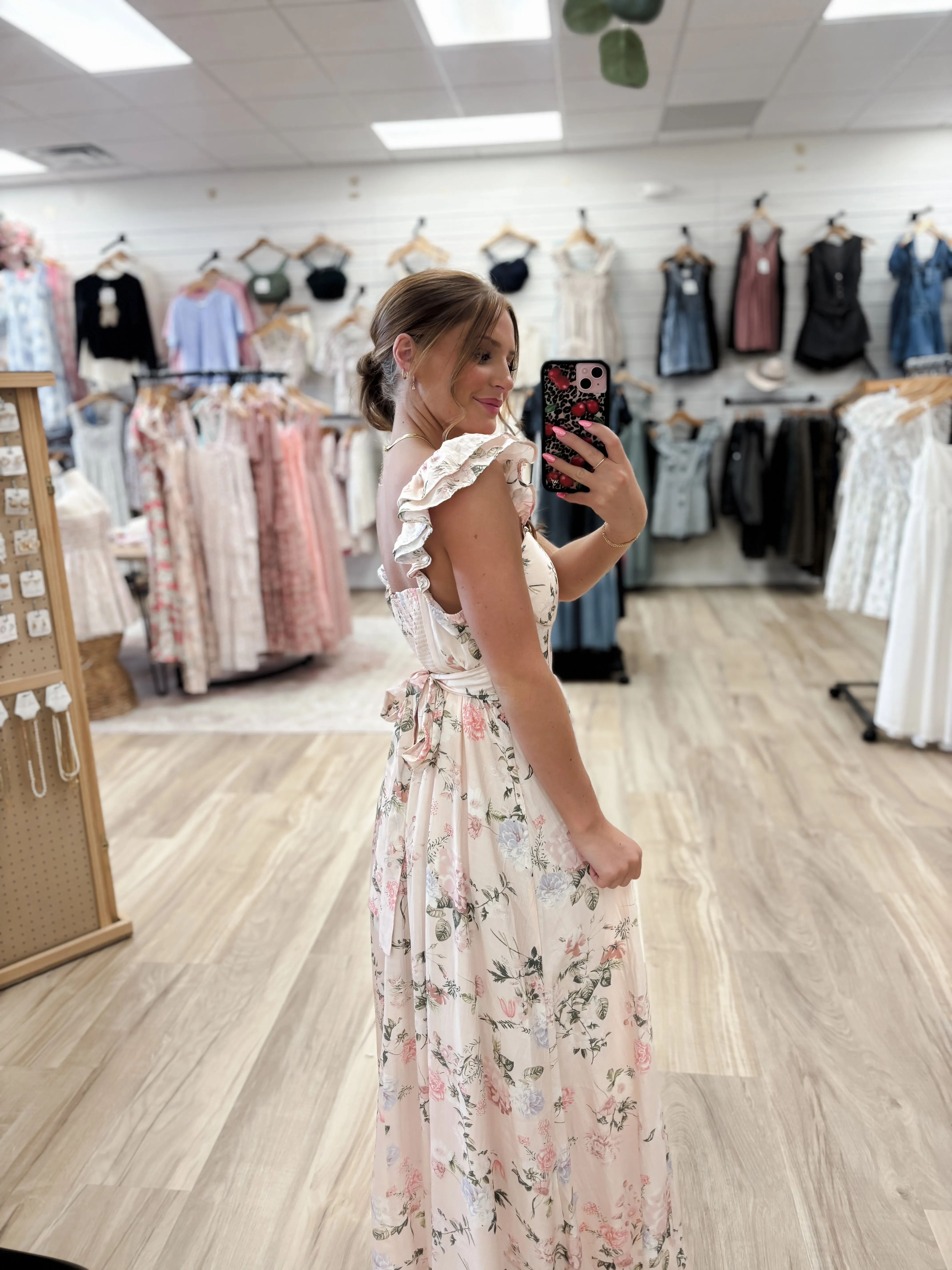 Wildflower Blush Maxi Dress