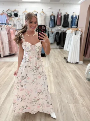 Wildflower Blush Maxi Dress