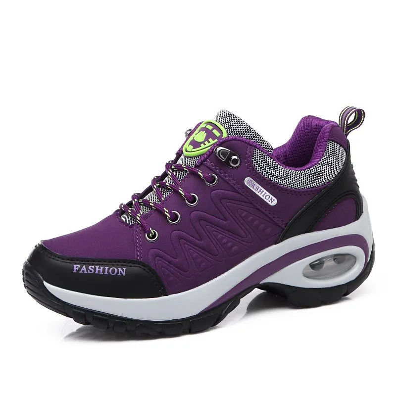 Womens Air Cushion Winter Breathable Hiking Shoes - WHS50166