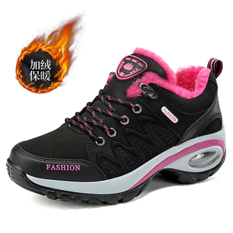 Womens Air Cushion Winter Breathable Hiking Shoes - WHS50166