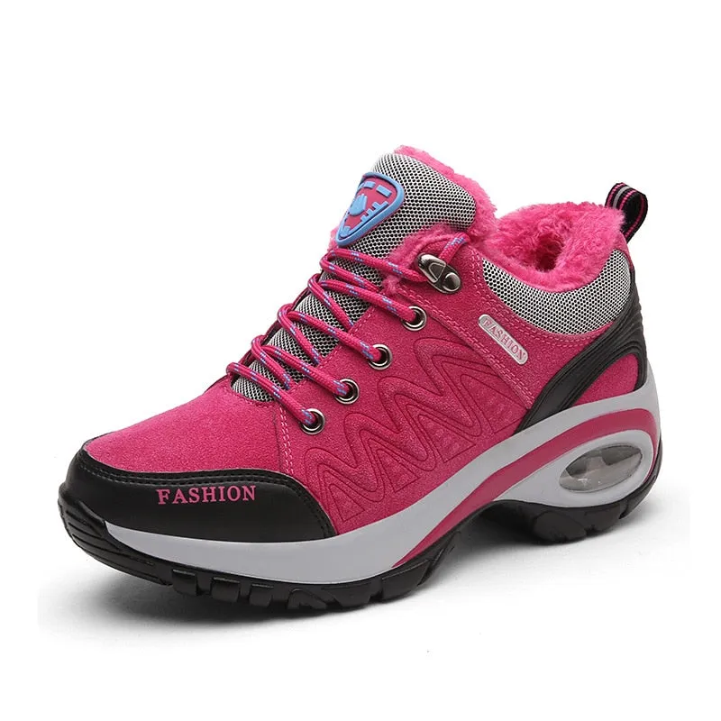 Womens Air Cushion Winter Breathable Hiking Shoes - WHS50166